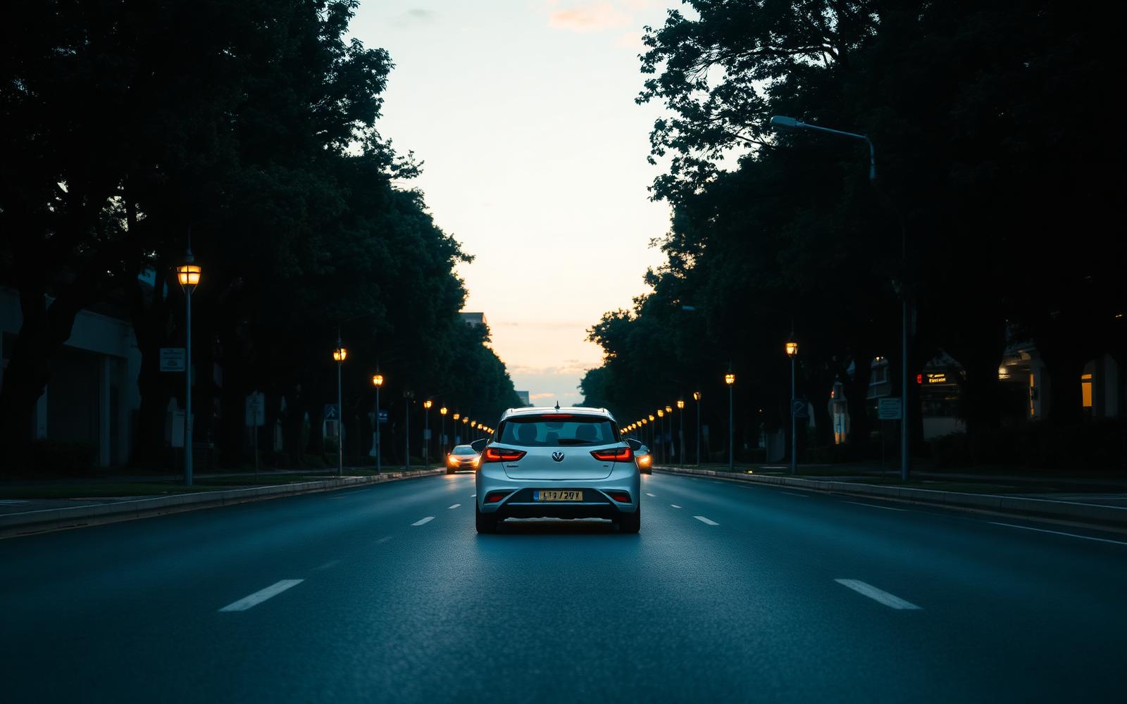 Rua de Ijuí ao entardecer